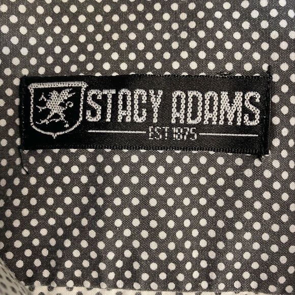 Stacy Adams Long Sleeve Button Up Shirt Men’s 18-18 1/2 -34/35 - Picture 3 of 4